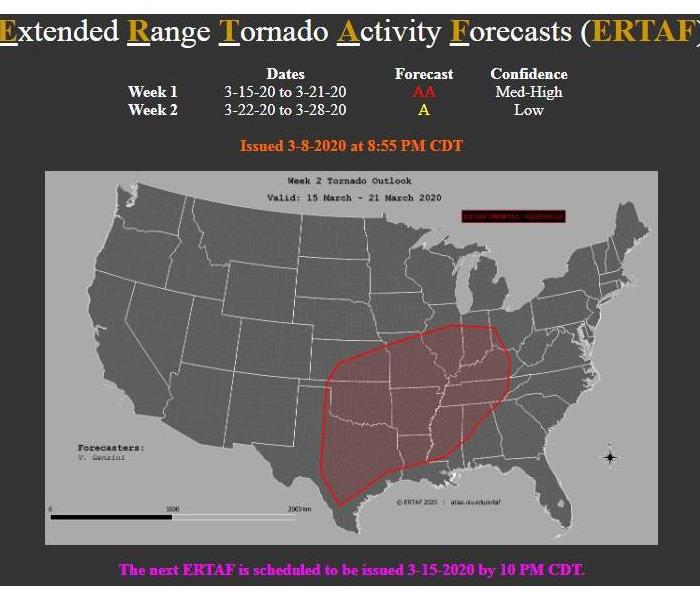 Extended Range Tornado Activity Forecast